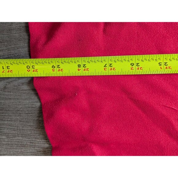 Dana Kay Womens Open Front Red Blouse 18W Lightweight Short Sleeve Made In USA - Picture 6 of 7